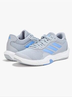 Adidas Women's Amplimove Running Training Shoes Grey Blue JR9300 Sizes NIB 9